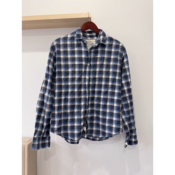 Frank & Eileen Womens Small Button Down Flannel Plaid Shirt Paul Cotton Italy - Picture 1 of 7
